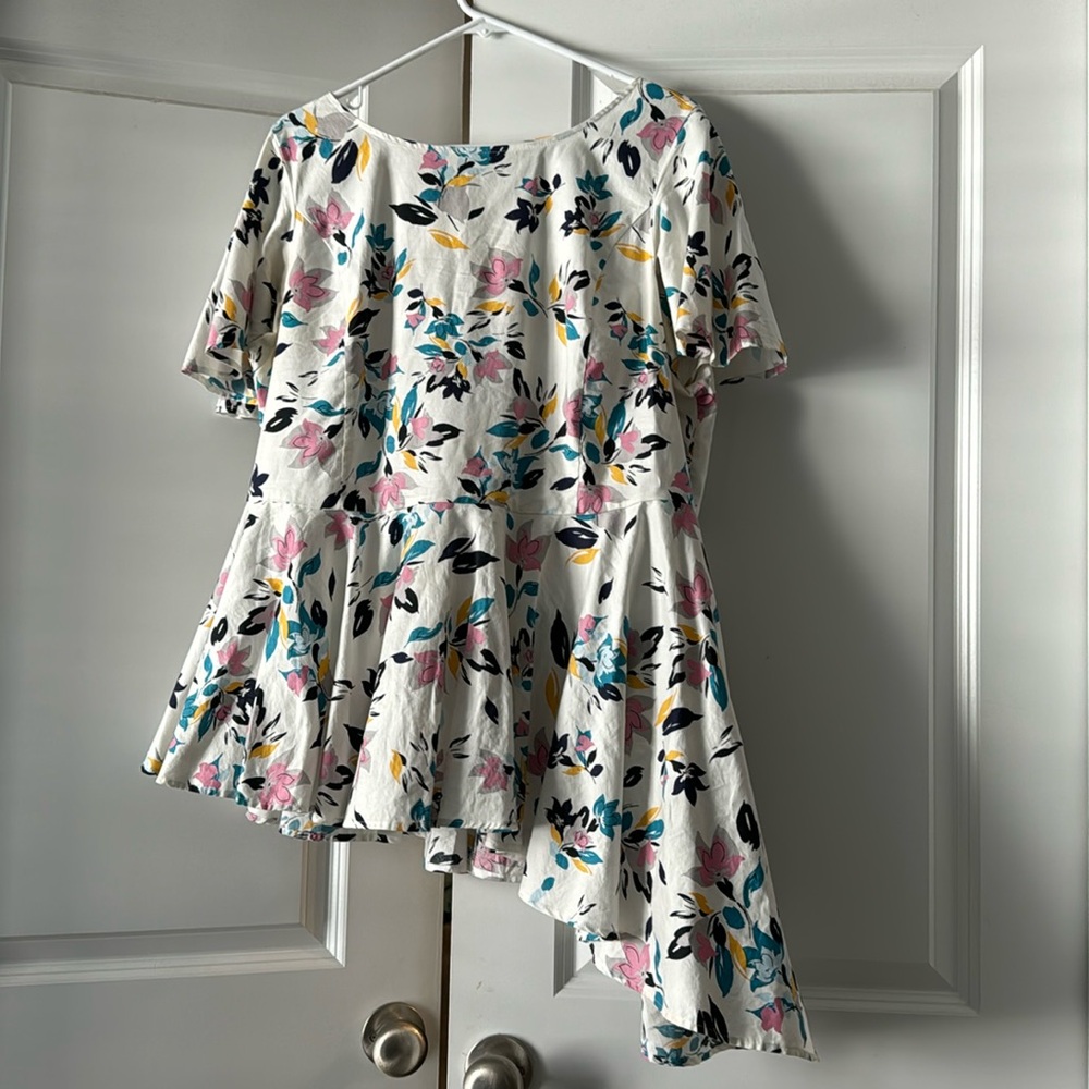 Lane Bryant asymmetrical top so pretty on